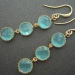Aqua Circle Drops, Aqua an..