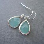 Aqua Earrings, Mint Green E..